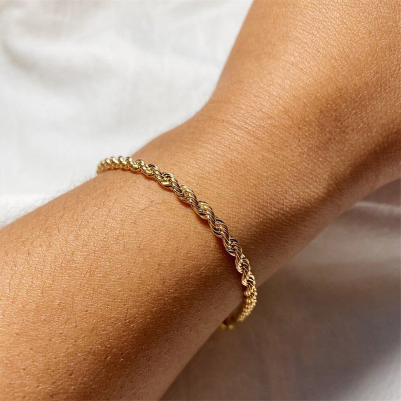 Bransoletka Gigi Rope Chain Gold