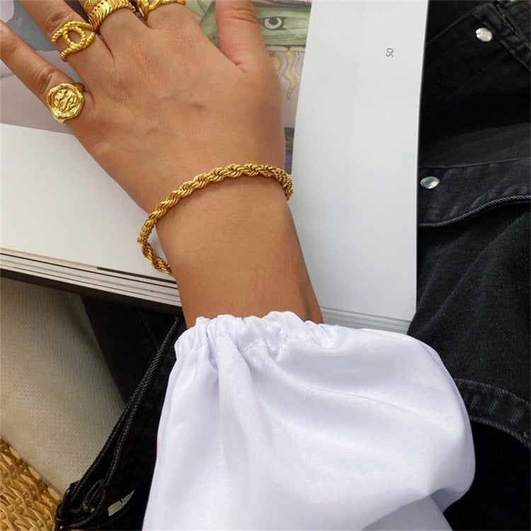 Bransoletka Gigi Rope Chain Gold