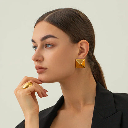 Kolczyki Barbara Gold